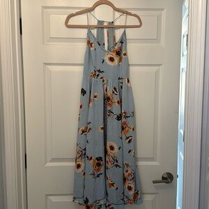 Cooperative Floral Midi Dress - Size 0